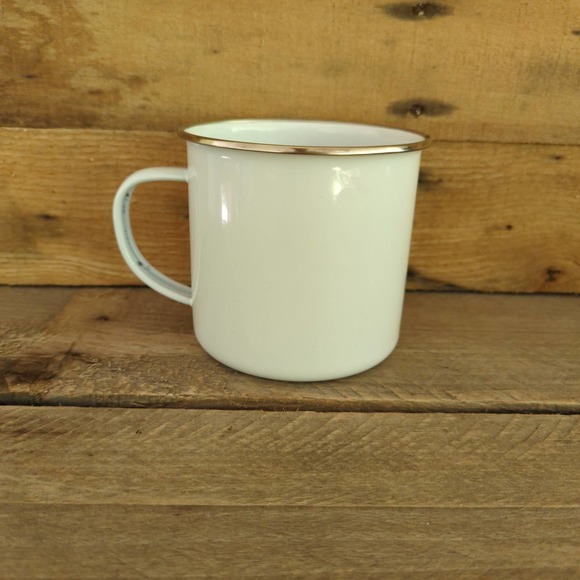 Vintage Old Navy Eskimo Enamelware Mug - Picture 2 of 6